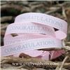 Order  Congratulations Ribbon - Pink